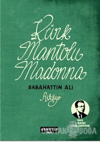 Kürk Mantolu Madonna (Ciltli) - Sabahattin Ali - Arketip Kitap