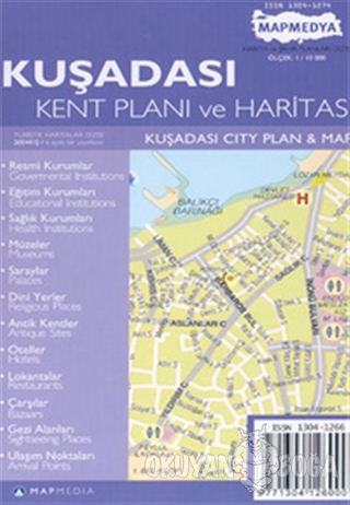 Kuşadası Kent Planı ve Haritası Kuşadası City Plan & Map - Harita - Me