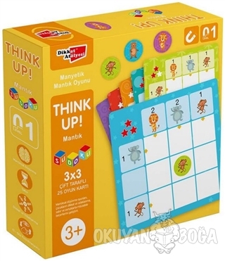 LevelUp! 1 - ThinkUp! Mantık Sudoku - - Dikkat Atölyesi Yayınları