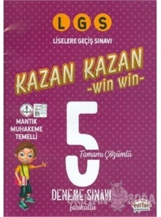 LGS Kazan Kazan Tamamı Çözümlü 5 Deneme Sınavı