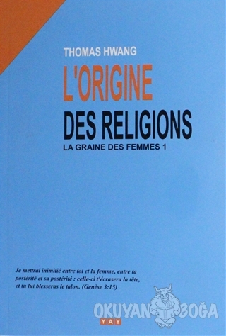 L'origine Des Religions - Thomas Hwang - YAY - Yeni Anadolu Yayınları
