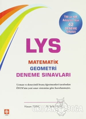 LYS Matematik Geometri Deneme Sınavları - Hasan Tunç - Ekin Basım Yayı