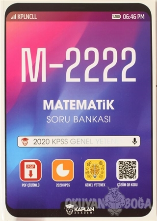 M - 2222 Matematik Soru Bankası - Kolektif - Kaplan Akademi