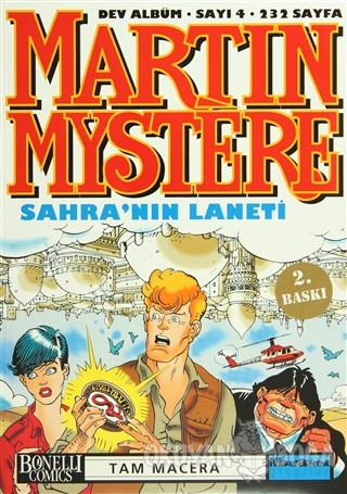 Martin Mystere Dev Albüm Sayı: 4 Sahra'nın Laneti - Vincenzo Beretta -