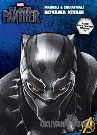 Marvel Black Panther Maskeli ve Çıkartmalı Boyama Kitabı