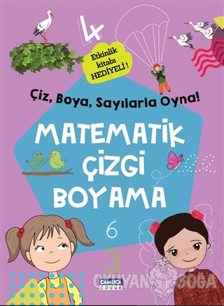 Matematik Çizgi Boyama - Kolektif - Çamlıca Çocuk Yayınları