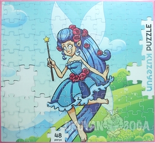 Mavi Peri - 48 Parça Puzzle