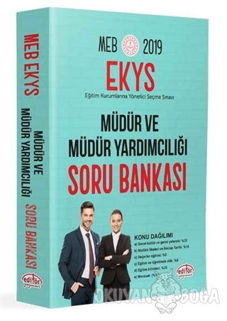 MEB EKYS Müdür ve Müdür Yardımcılığı Soru Bankası 2019 - Kolektif - Ed