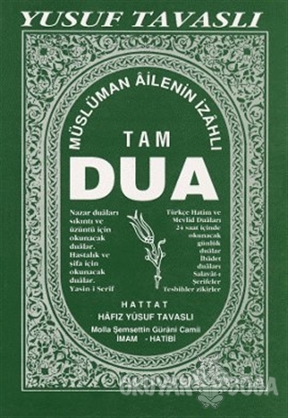 Müslüman Ailenin İzahlı Tam Dua Kitabı (B26) (Ciltli)