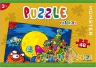 Norm Puzzle 48 Parça Monster - Kolektif - Gizzy Art