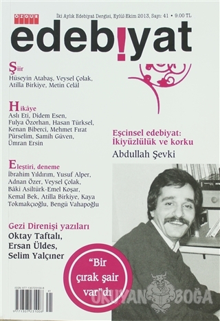 Özgür İki Aylık Edebiyat Dergisi Sayı :41 - Kolektif - Özgür Yayınları