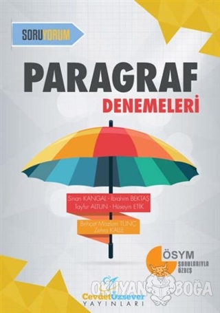 Paragraf Denemeleri - Sinan Kangal - Cevdet Özsever Yayınları