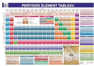Periyodik Element Tablosu (70x100) - Kolektif - MepMedya Yayınları