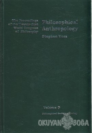 Philosophical Anthropology (Ciltli) - Stephen Voss - Türkiye Felsefe K