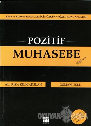 Pozitif Muhasebe - Ali Rıza Kılıçarslan - Gazi Kitabevi