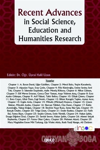 Recent Advances in Social Science, Education and Humanities Research -