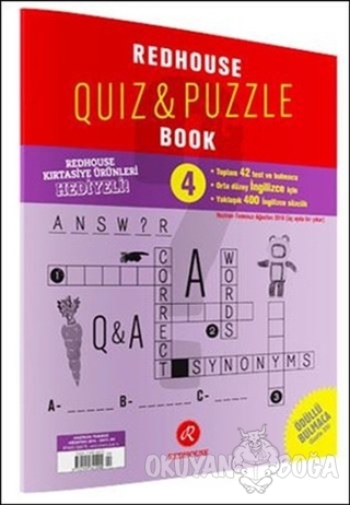 Redhouse Quiz & Puzzle Book Sayı: 4 Ekim 2016 - Kolektif - Redhouse Ki