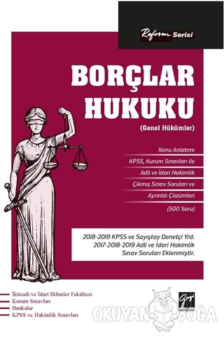 Reform Serisi Borçlar Hukuku - Kolektif - Gazi Kitabevi - Sınav Kitapl