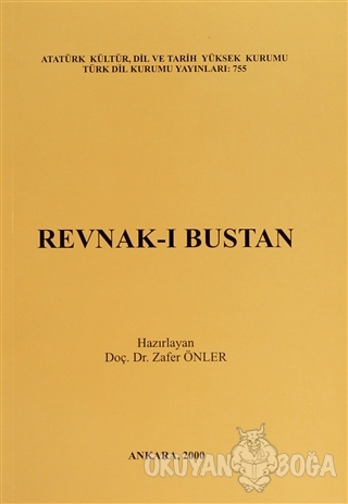 Revnak-ı Bustan - Zafer Önler - Türk Dil Kurumu Yayınları