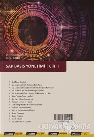 SAP Basis Yönetimi Cilt 2 - Şükrü İlker Bırakoğlu - Yalın Yayıncılık
