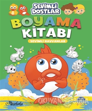 Sevimli Dostlar Boyama Kitabı - Sevimli Hayvanlar