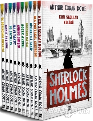 Sherlock Holmes 10'lu Set - Sir Arthur Conan Doyle - Dokuz Yayınları