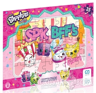 Shopkins - Frame Puzzle 35 (Asorti 12'li Paket) - - CA Games