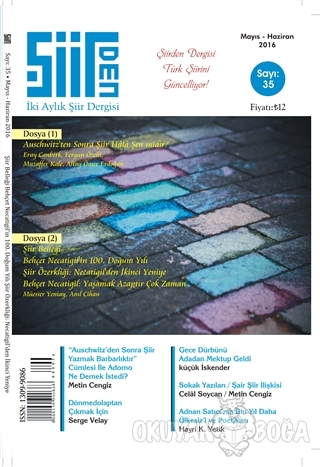 Şiirden İki Aylık Şiir Dergisi Sayı: 35 Mayıs-Haziran 2016