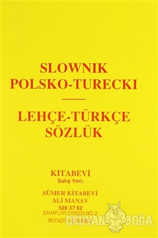 Slownik Polsko-Turecki, Lehçe-Türkçe Sözlük - Kolektif - Art Basın Yay
