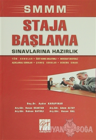 SMMM Staja Başlama Sınavlarına Hazırlık (Ciltli) - Aydın Karapınar - G