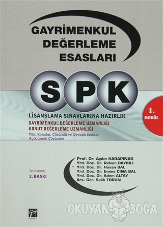 SPK 1. Modül - Gayrimenkul Değerleme Esasları - Aydın Karapınar - Gazi