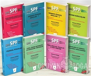 SPK - SPF Türev Araçlar Lisansı Seti (8 Kitap Takım) - Mehmet Doğan - 