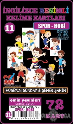 Spor Hobi - İngilizce Resimli Kelime Kartları 11 - Hüseyin Günday - Em