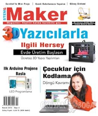 Stem - Maker Magazine Dergisi Sayı : 2 Kasım 2016 - Kolektif - Stem & 