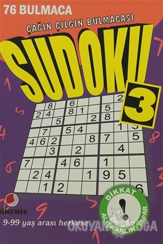 Sudoku 3 - Kolektif - Sinemis Yayınları