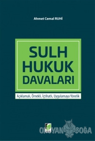 Sulh Hukuk Davaları (Ciltli) - Ahmet Cemal Ruhi - Adalet Yayınevi