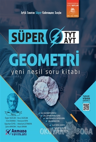 Süper TYT-AYT Geometri Yeni Nesil Soru Kitabı - Barış Tazecan - Armada