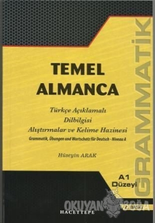 Temel Almanca A1 - Hüseyin Arak - Hacettepe Üniversitesi Yayınları