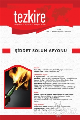 Tezkire Dergisi Sayı: 73 Temmuz-Ağustos-Eylül 2020 - Kolektif - Tezkir