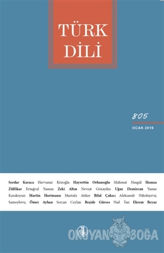 Türk Dili Dergisi Sayı 805 Ocak 2019 - Kolektif - Türk Dil Kurumu Yayı