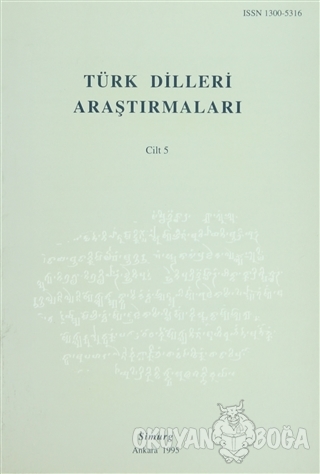 Türk Dilleri Araştırmaları Yıllığı 1995 Cilt: 5 - Talat Tekin - Simurg