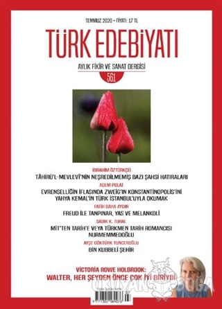 Türk Edebiyatı Dergisi Sayı: 561 Temmuz 2020 - Kolektif - Türk Edebiya