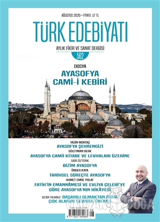 Türk Edebiyatı Dergisi Sayı: 562 Ağustos 2020 - Kolektif - Türk Edebiy