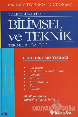 Türkçe - İngilizce Bilimsel ve Teknik Terimler Sözlüğü (Ciltli) - Pars