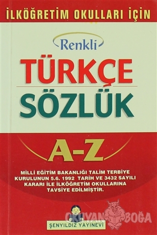 Türkçe Sözlük A-Z - Kolektif - Şenyıldız Yayınevi
