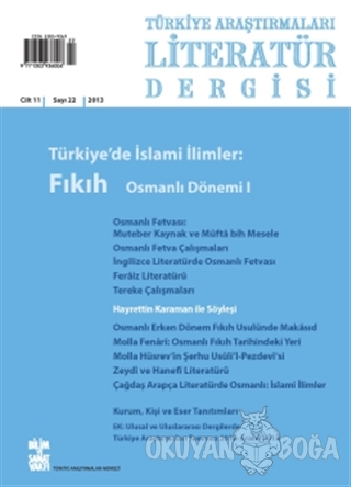 Türkiye Araştırmaları Literatür Dergisi Cilt 11 Sayı: 22 - Kolektif - 