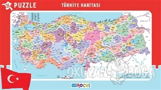 Türkiye Haritası (Küçük Boy) - Puzzle Kollektif