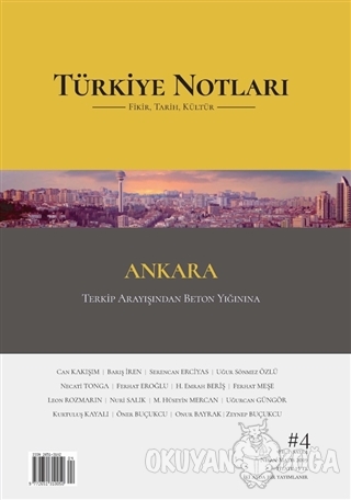 Türkiye Notları Fikir Tarih Kültür Dergisi Sayı: 4 - Kolektif - Türkiy
