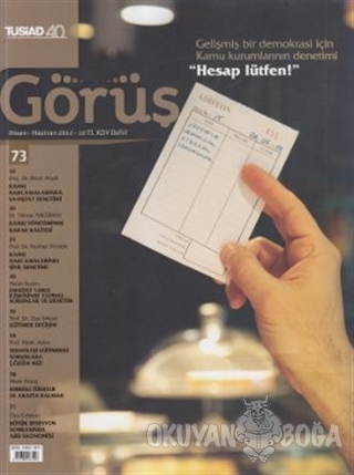 Tüsiad Görüş Dergisi Sayı: 73 - Kolektif - TÜSİAD Görüş Dergisi