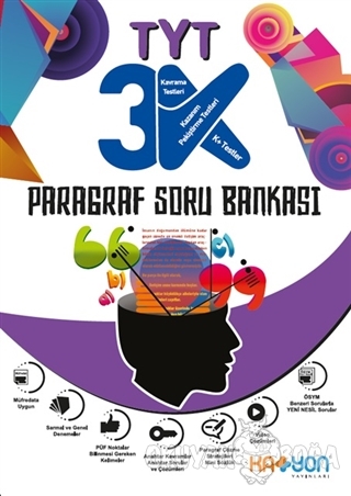 TYT 3K Paragraf Soru Bankası - Kolektif - Katyon Yayınları